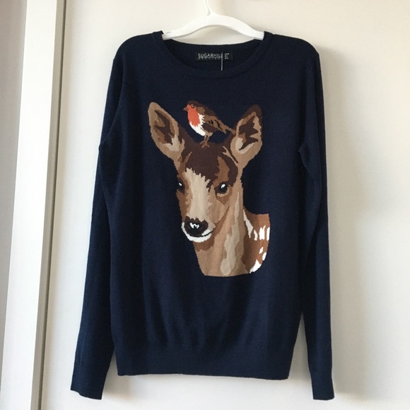 Modcloth Sweaters - NEW Modcloth sugar hill boutique deer sweater